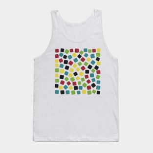 Multicoloured Gummies Pattern (Sweets) Tank Top